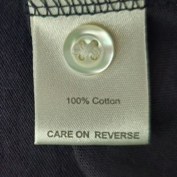 🆕️ Billy Reid Pensacola Short Sleeve Polo in Navy - Picture 10 of 13